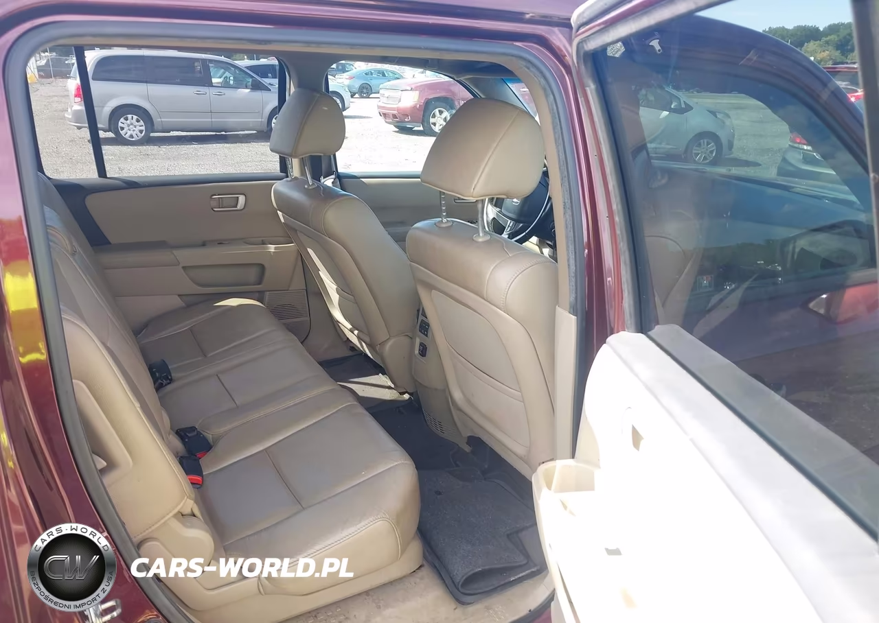 2012 Honda Pilot Ex-L VIN:5FNYF4H51CB062487 - 8