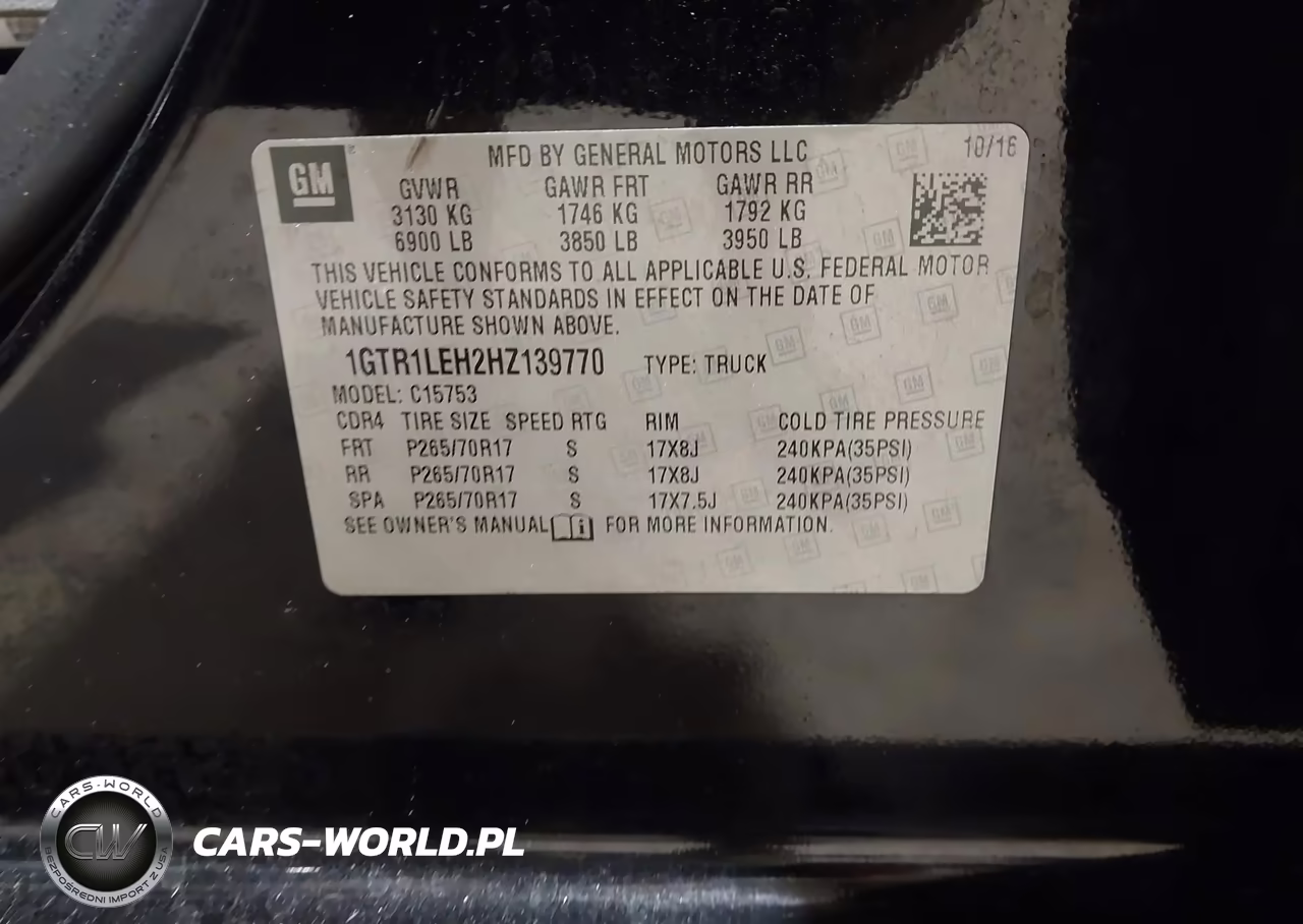 2017 GMC Sierra 1500 VIN:1GTR1LEH2HZ139770 - 9