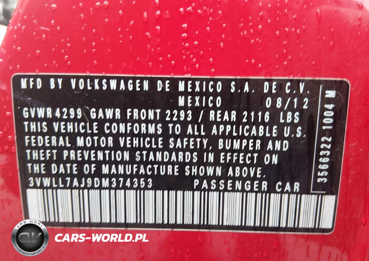 2013 Volkswagen Jetta 2.0L Tdi VIN:3VWLL7AJ9DM374353 - 9