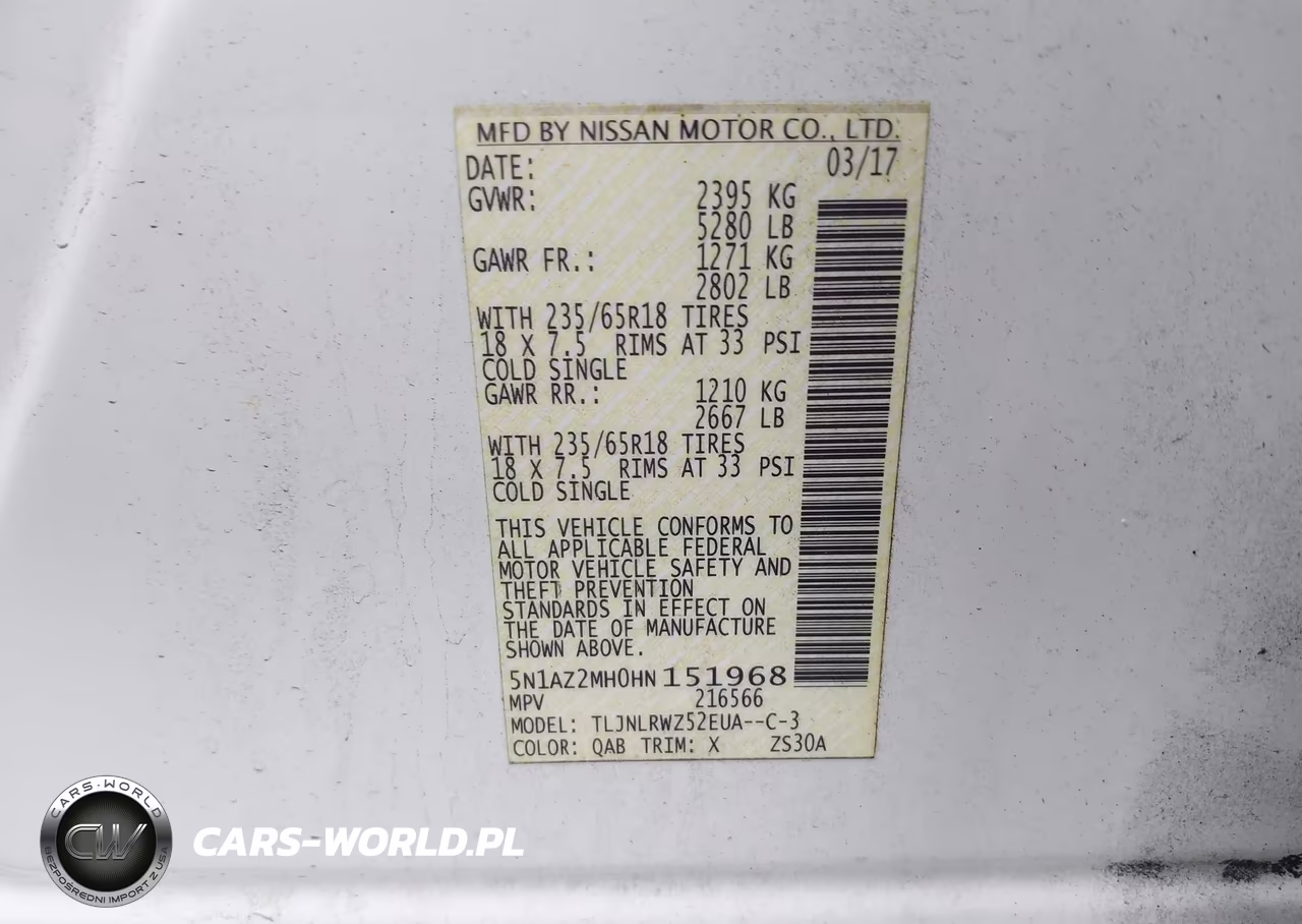 2017 Nissan Murano Sl VIN:5N1AZ2MH0HN151968 - 9