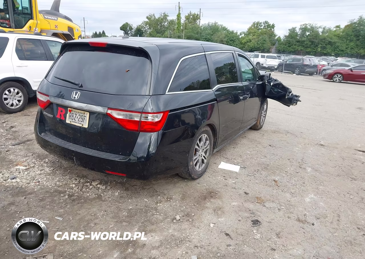 2012 Honda Odyssey Ex-L VIN:5FNRL5H66CB084299 - 4