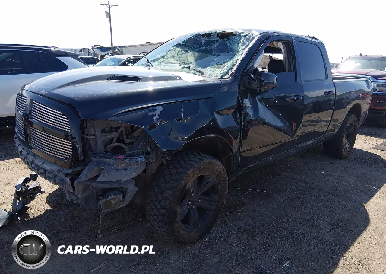 2017 Ram 1500 Night 4X4 6'4 Box VIN:1C6RR7UT6HS837692 - 2