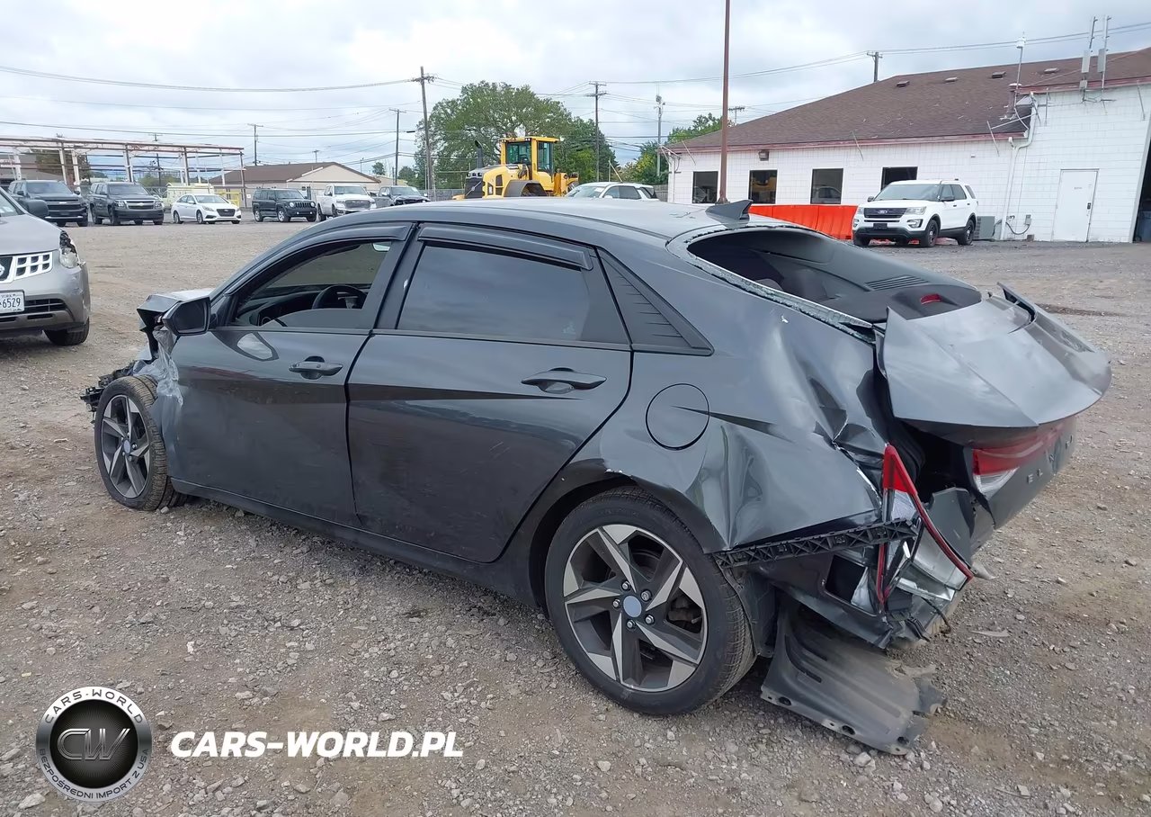 2022 Hyundai Elantra Sel VIN:5NPLS4AG2NH056302 - 3