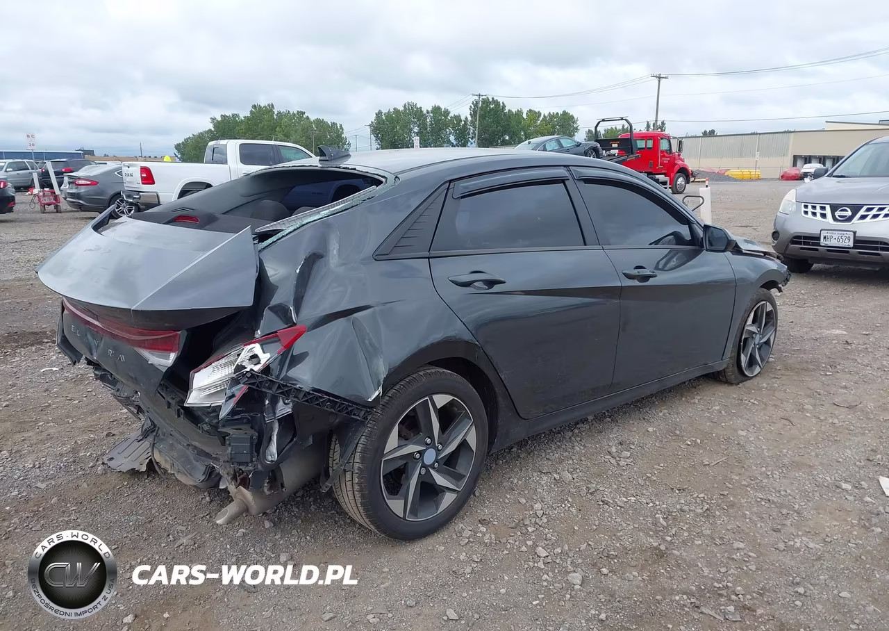 2022 Hyundai Elantra Sel VIN:5NPLS4AG2NH056302 - 4