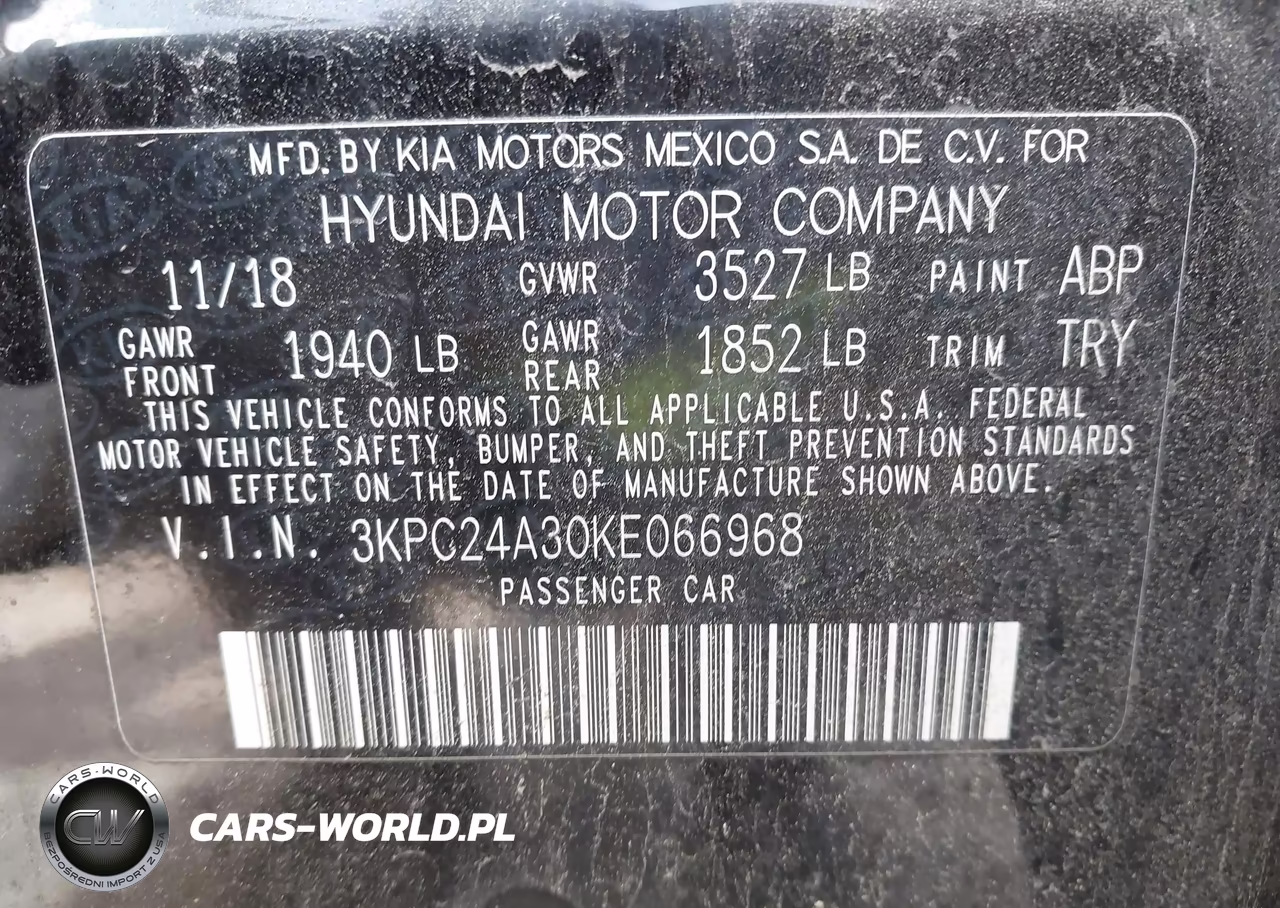 2019 Hyundai Accent Sel VIN:3KPC24A30KE066968 - 9