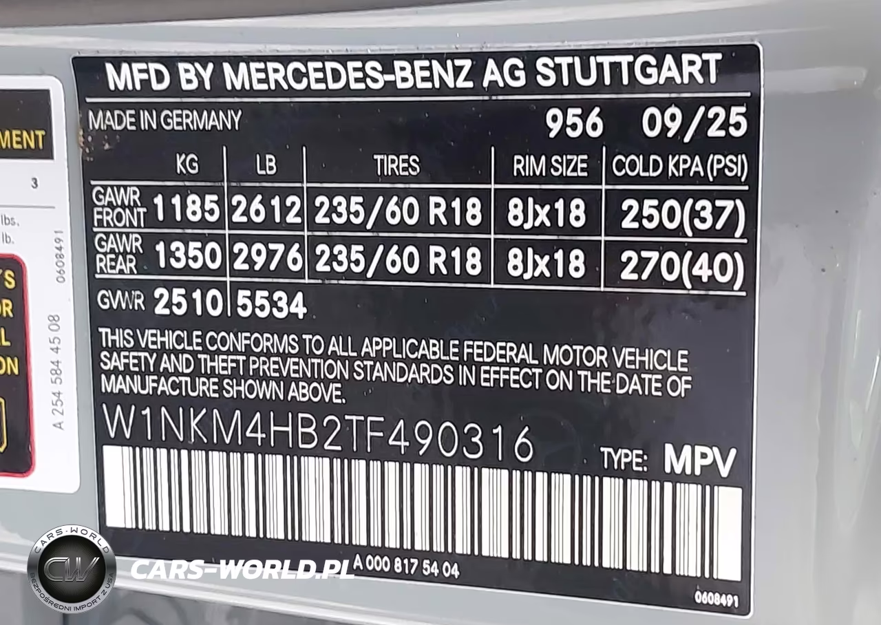 2026 Mercedes-Benz Glc 300 4Matic Suv VIN:W1NKM4HB2TF490316 - 9