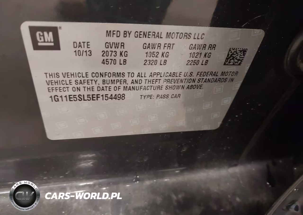 2014 Chevrolet Malibu 2Lt VIN:1G11E5SL5EF154498 - 9