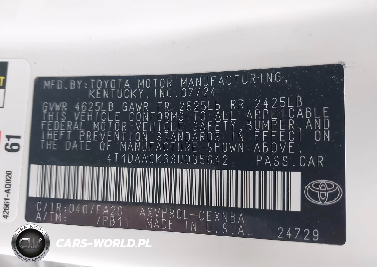 2025 Toyota Camry Le VIN:4T1DAACK3SU035642 - 9
