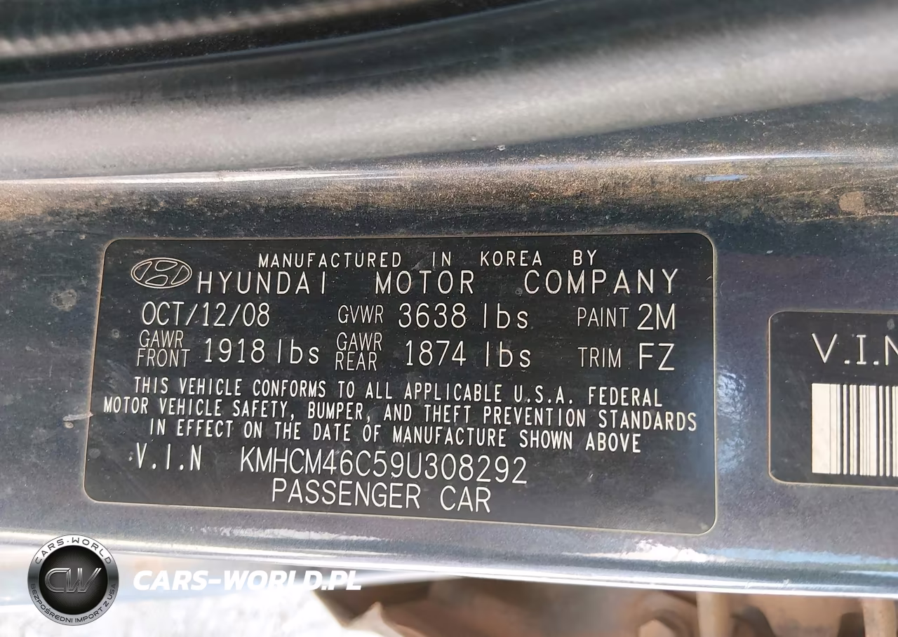 2009 Hyundai Accent Gls VIN:KMHCM46C59U308292 - 9