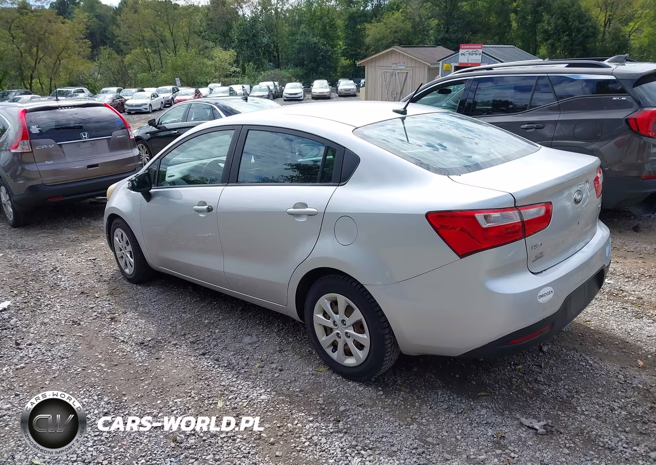 2013 Kia Rio Lx VIN:KNADM4A39D6240427 - 3