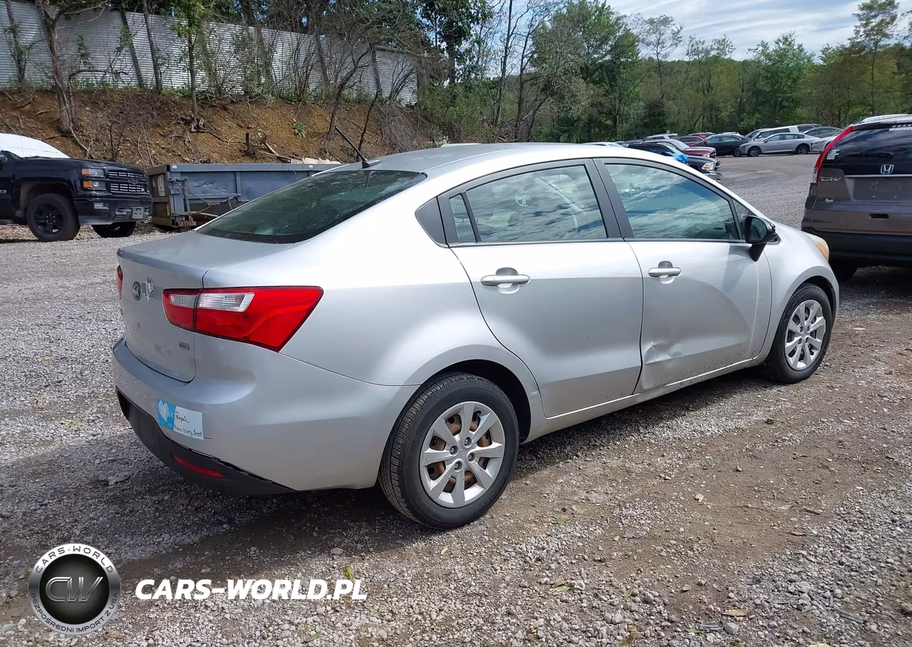 2013 Kia Rio Lx VIN:KNADM4A39D6240427 - 4