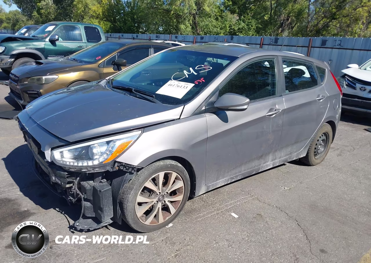 2017 Hyundai Accent Sport VIN:KMHCU5AE3HU356435 - 2
