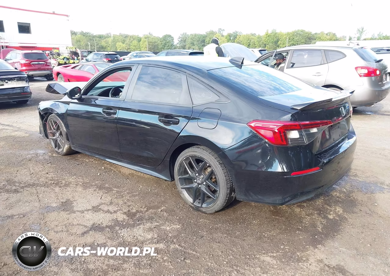 2022 Honda Civic Sport VIN:2HGFE2F58NH598174 - 3