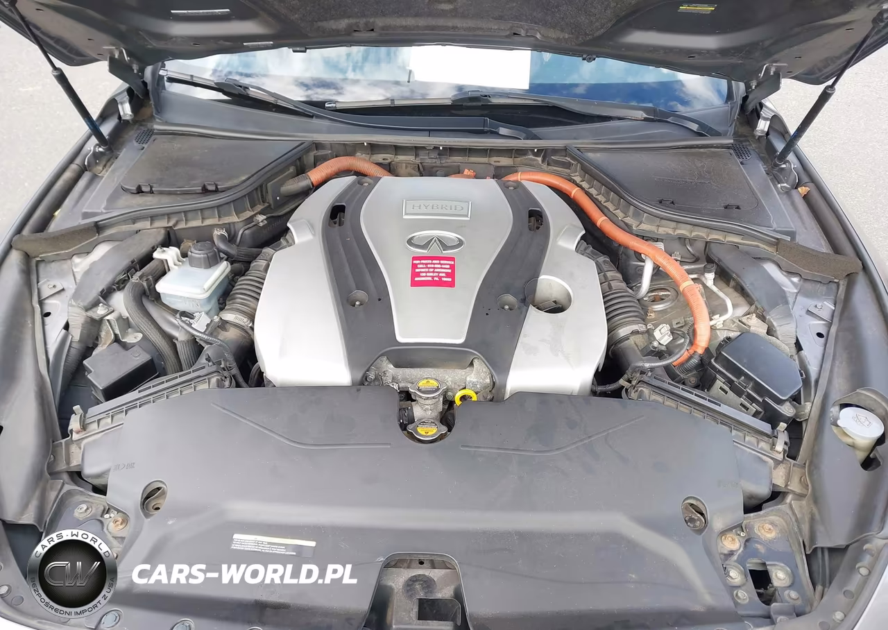 2014 Infiniti Q50 Hybrid Sport VIN:JN1AV7AR6EM702693 - 10
