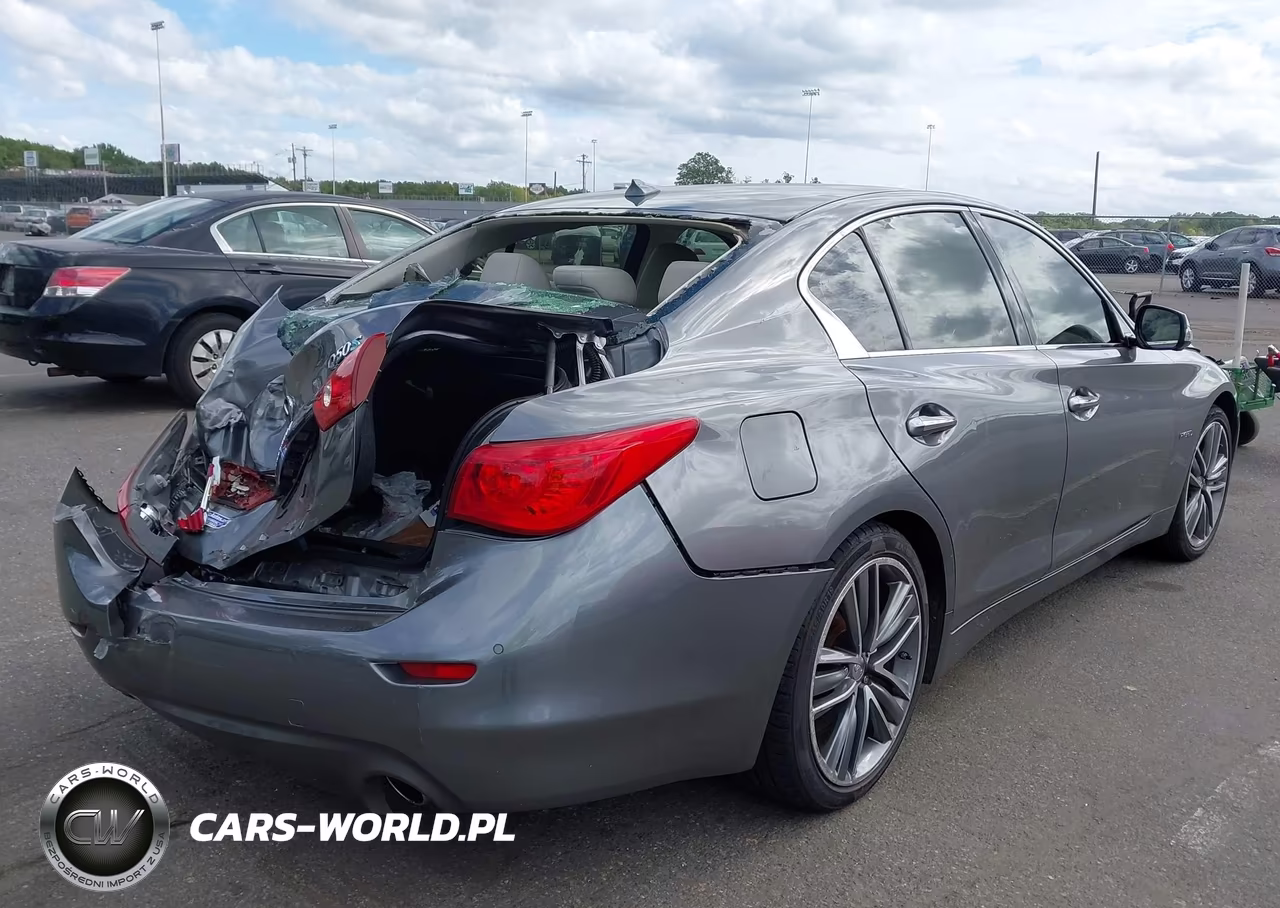 2014 Infiniti Q50 Hybrid Sport VIN:JN1AV7AR6EM702693 - 4