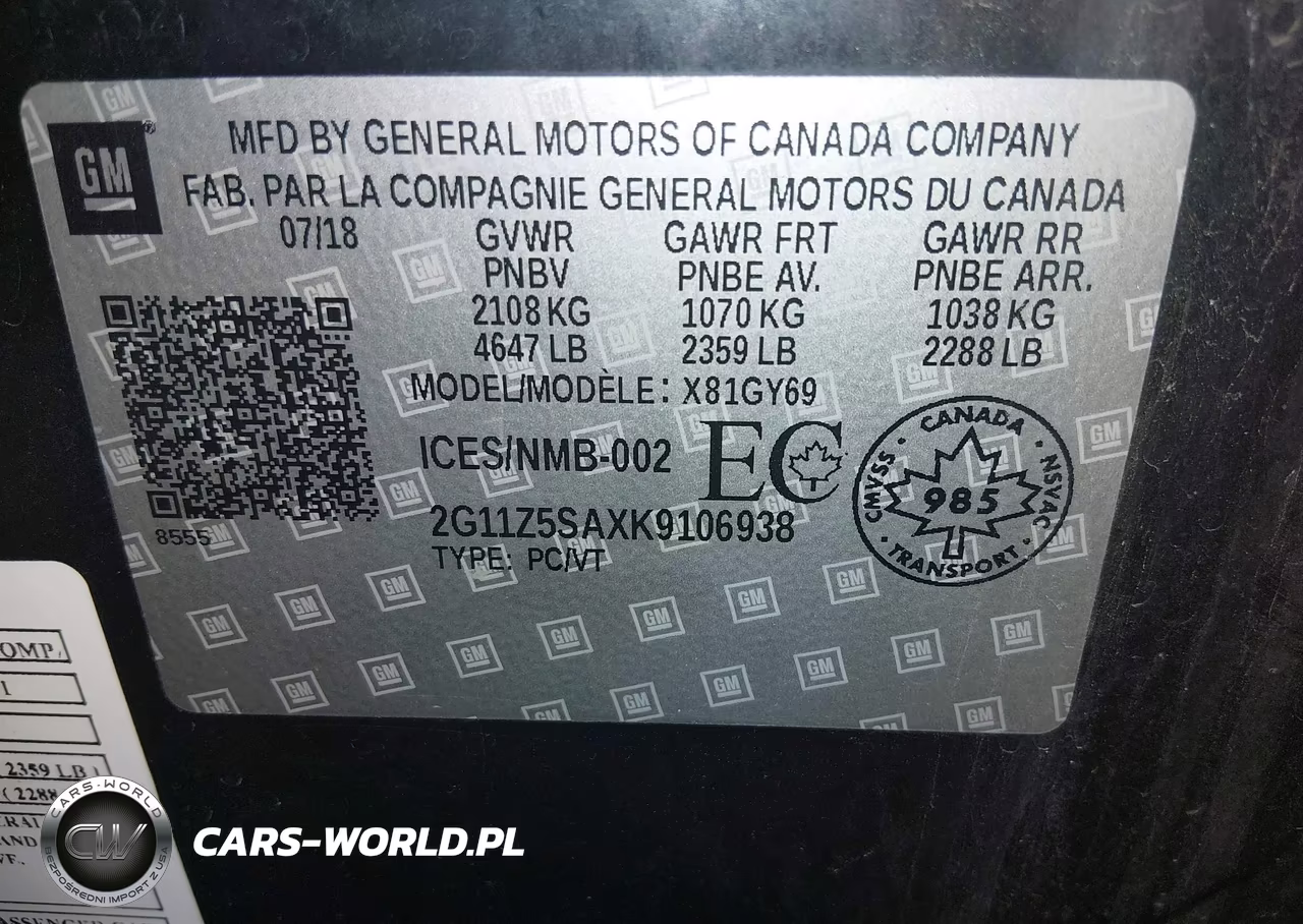 2019 Chevrolet Impala 1Lt VIN:2G11Z5SAXK9106938 - 9