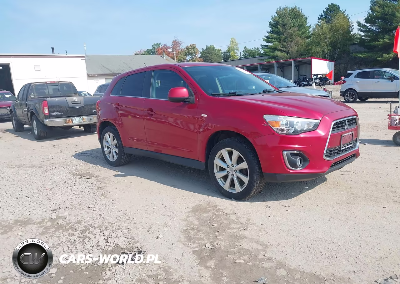 2014 Mitsubishi Outlander Sport Se VIN:4A4AR4AU2EE028615 - 1