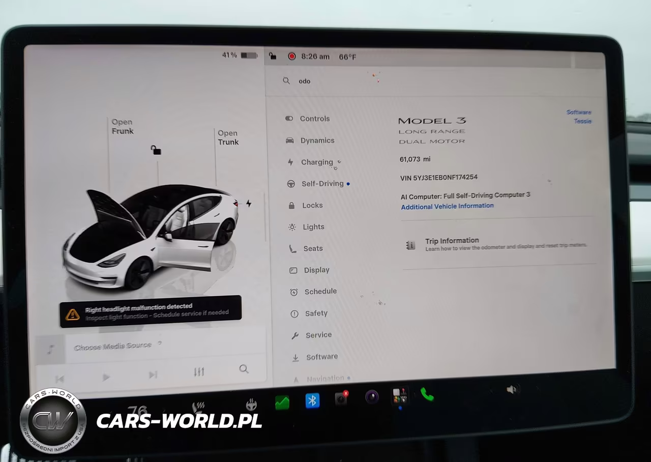 2022 Tesla Model 3 Long Range VIN:5YJ3E1EB0NF174254 - 7