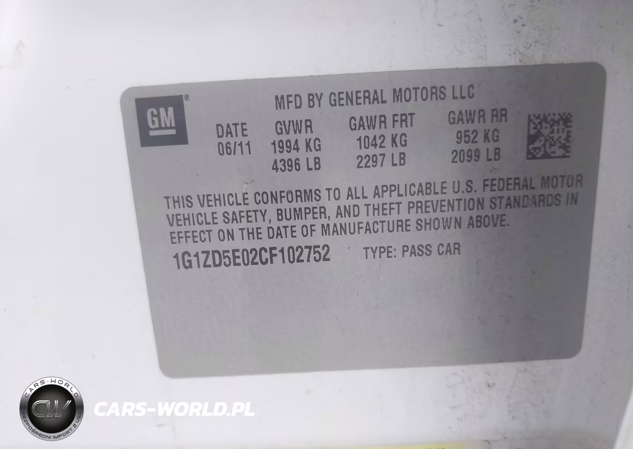 2012 Chevrolet Malibu 2Lt VIN:1G1ZD5E02CF102752 - 9