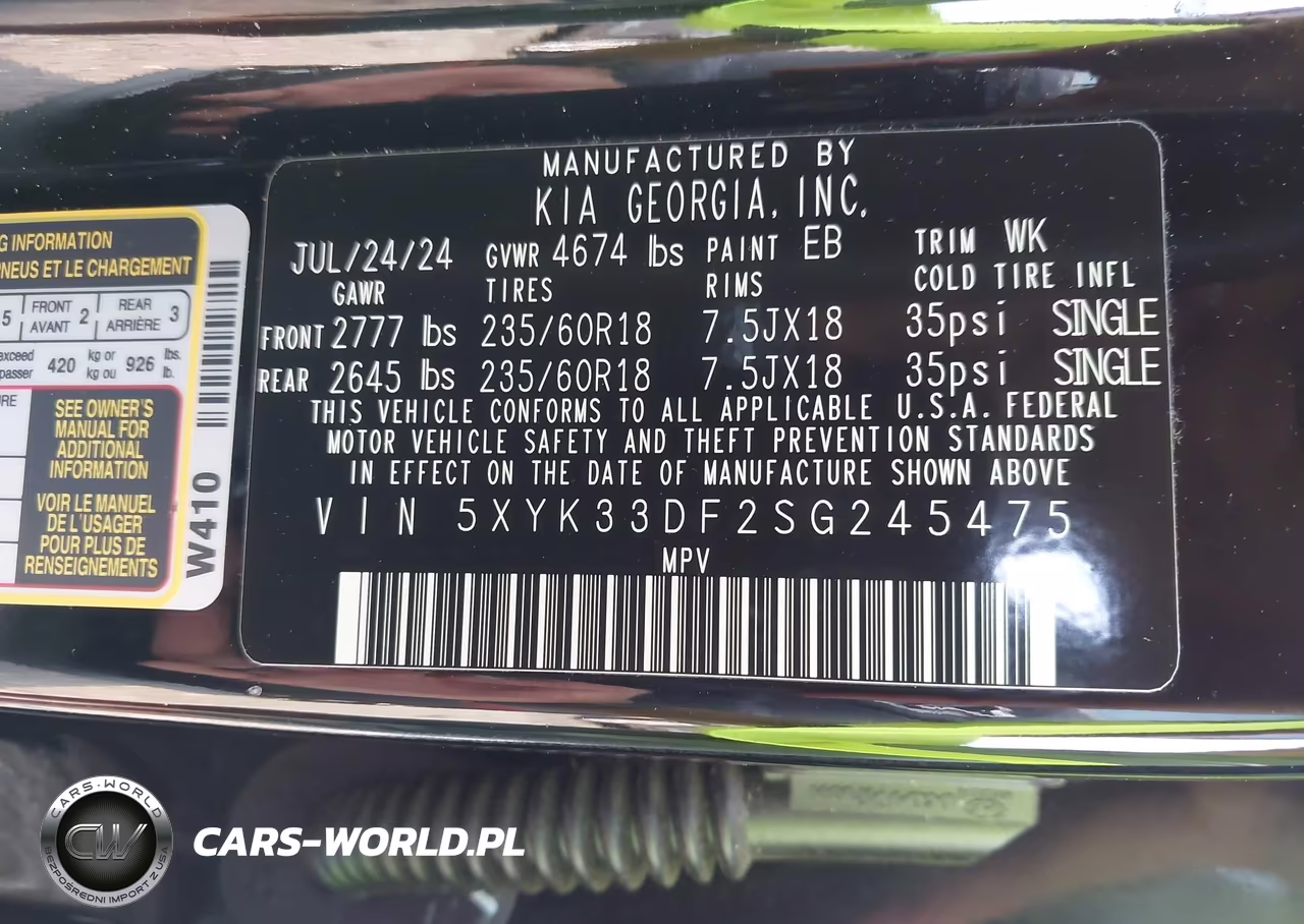 2025 Kia Sportage Ex VIN:5XYK33DF2SG245475 - 9
