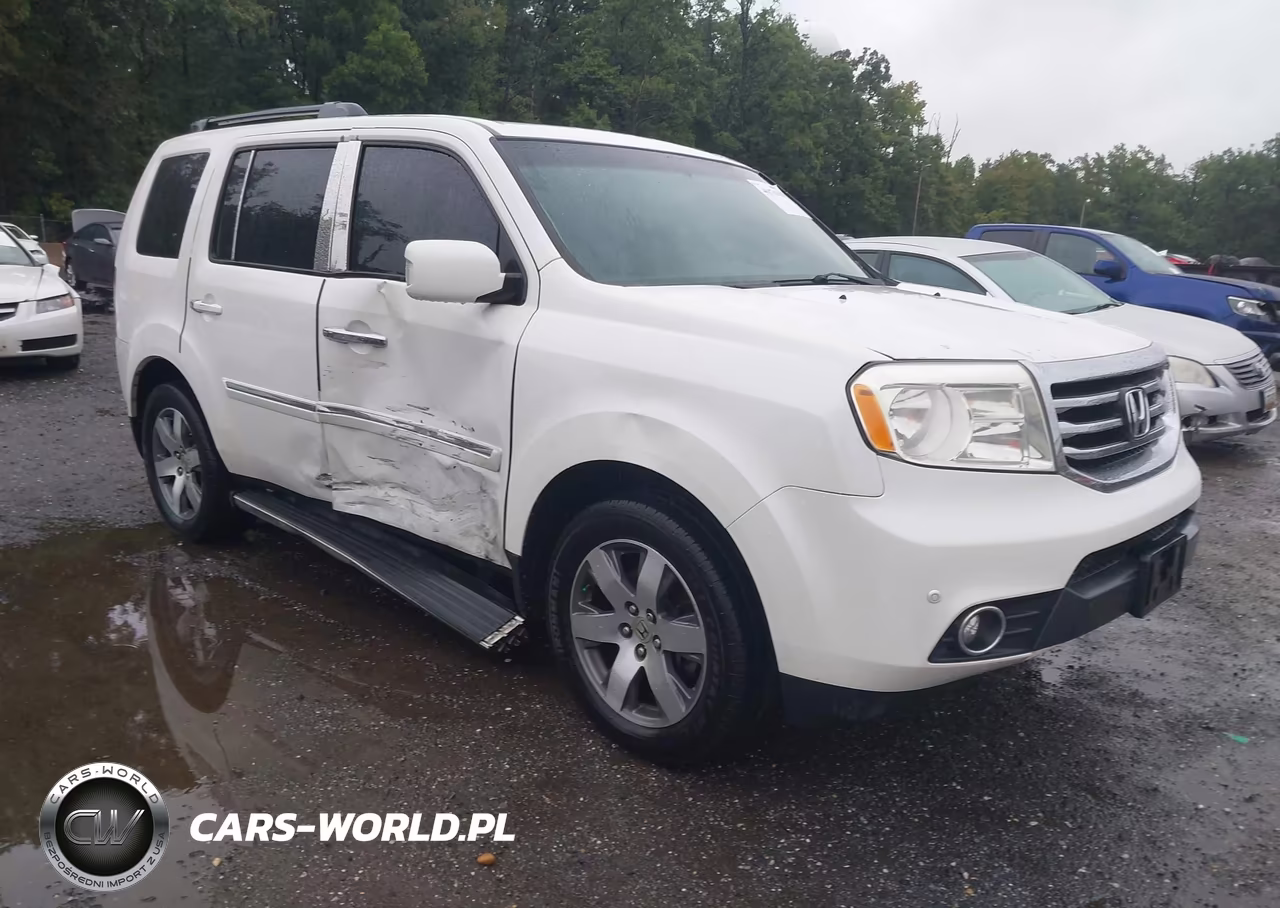 2013 Honda Pilot Touring VIN:5FNYF4H96DB061873 - 1