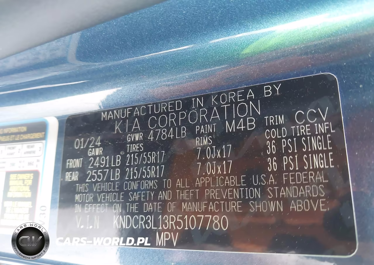2024 Kia Niro Ev Wind VIN:KNDCR3L13R5107780 - 9