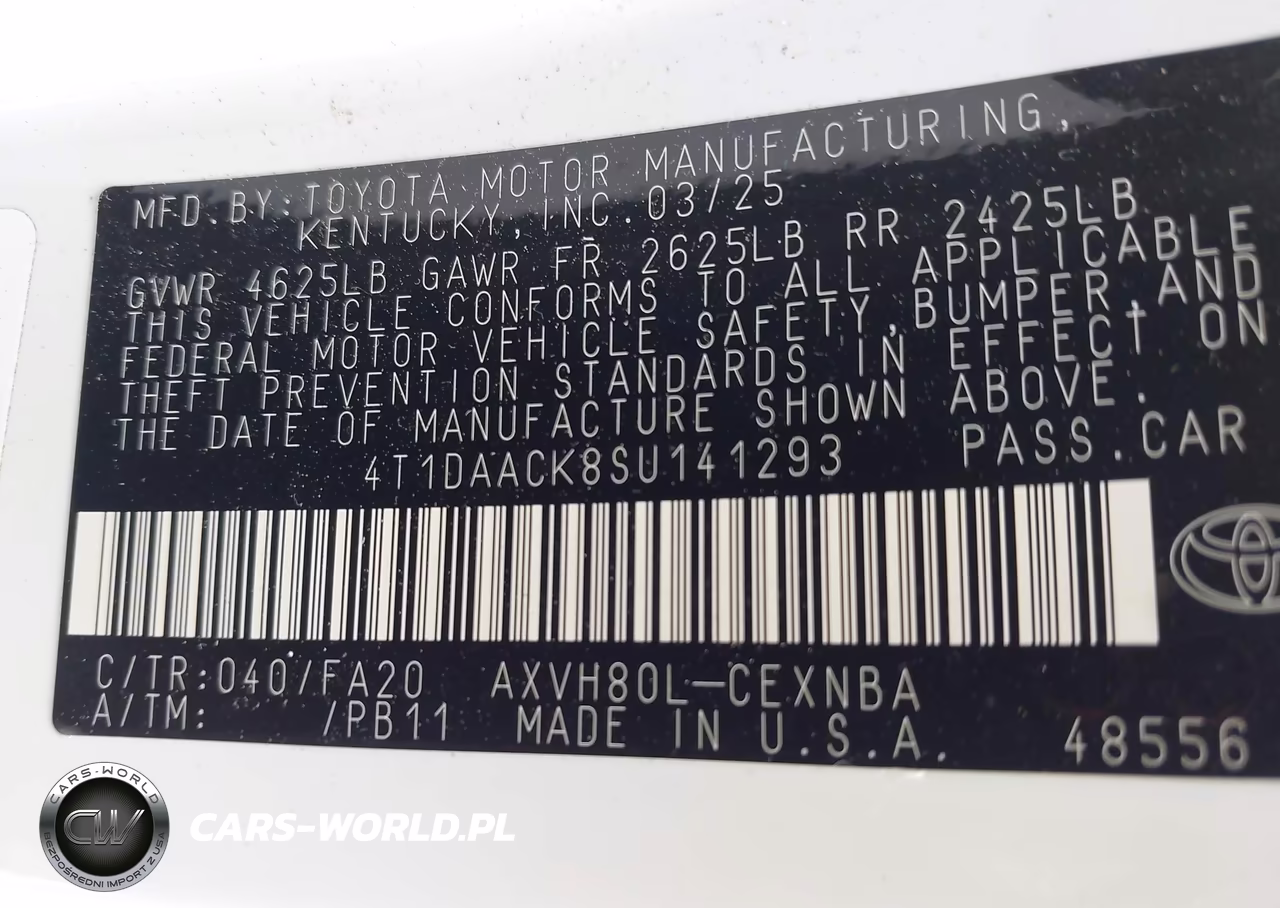 2025 Toyota Camry Le VIN:4T1DAACK8SU141293 - 9