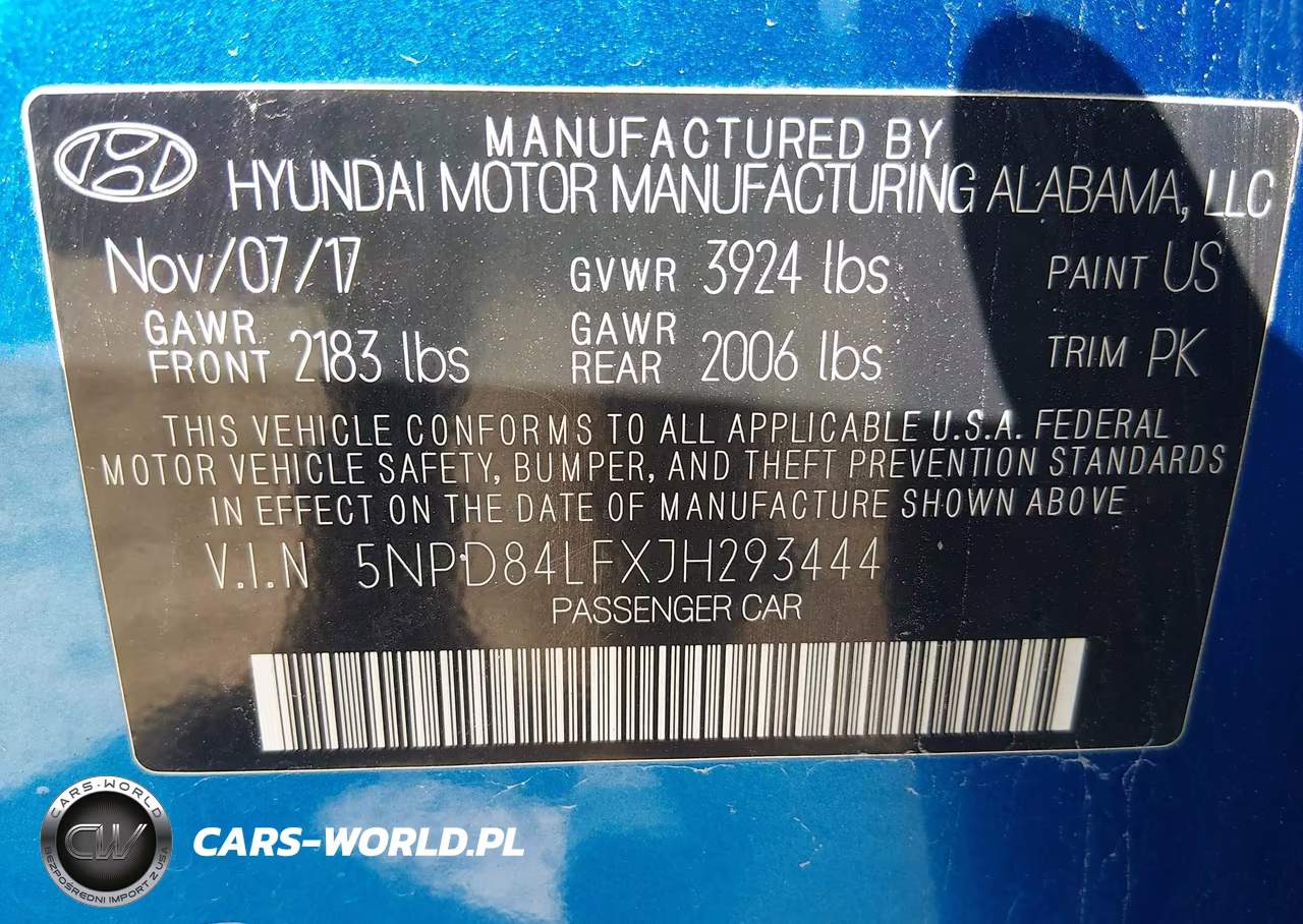 2018 Hyundai Elantra Sel VIN:5NPD84LFXJH293444 - 9