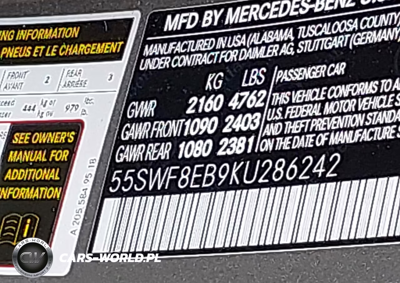 2019 Mercedes-Benz C 300 4Matic VIN:55SWF8EB9KU286242 - 9