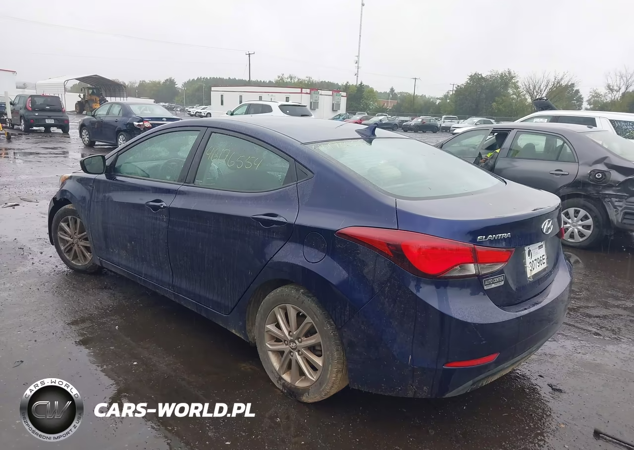 2014 Hyundai Elantra Se VIN:5NPDH4AE2EH503793 - 3