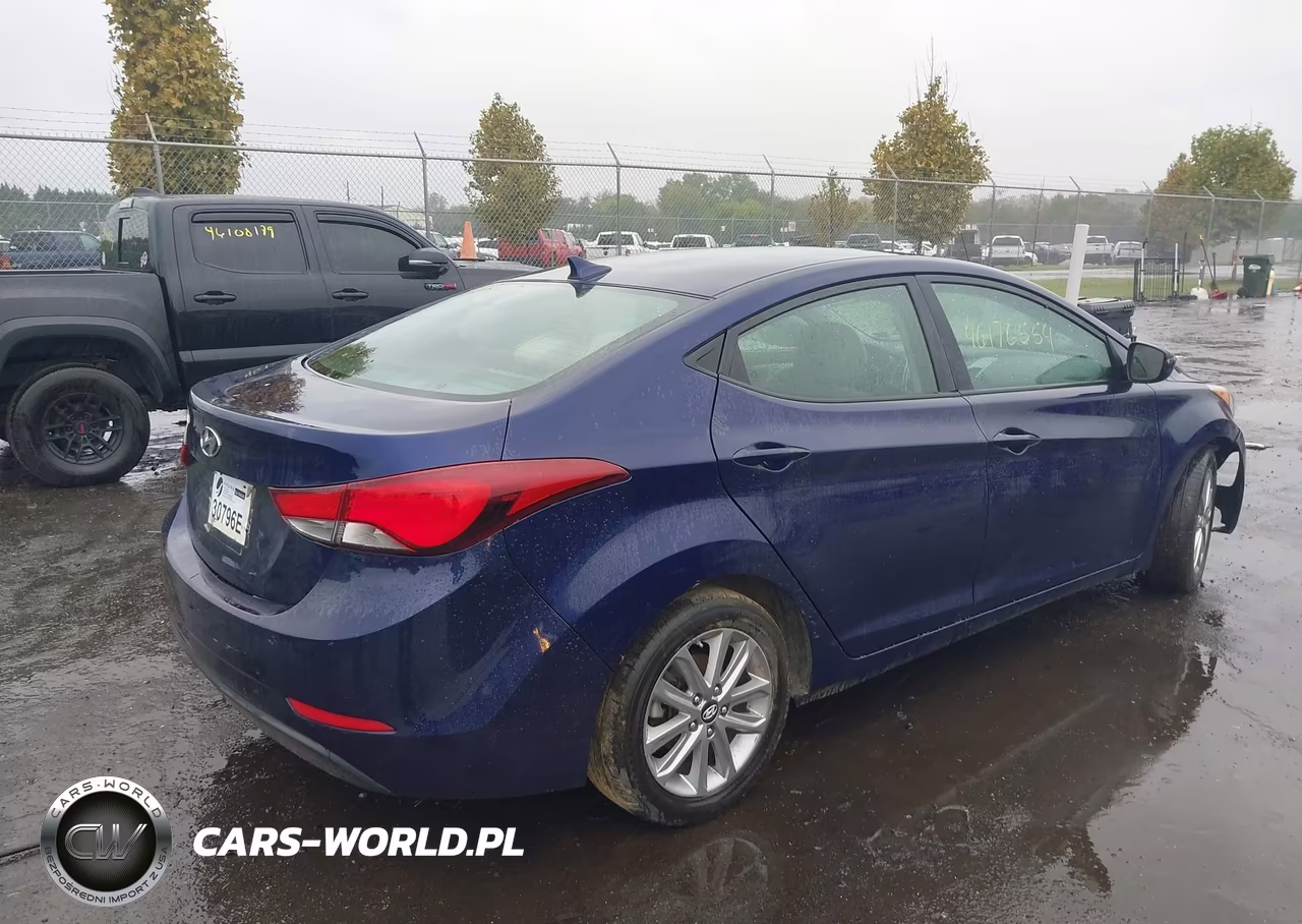 2014 Hyundai Elantra Se VIN:5NPDH4AE2EH503793 - 4