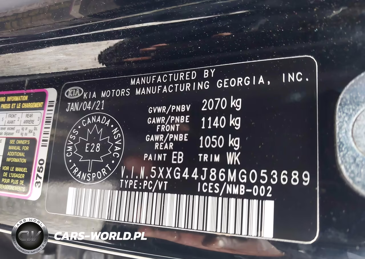 2021 Kia K5 Gt VIN:5XXG44J86MG053689 - 9
