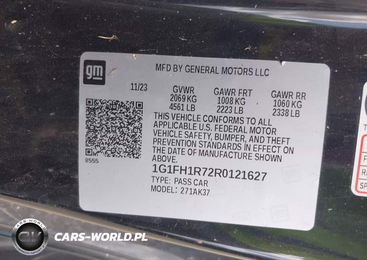 CHEVROLET CAMARO SS VIN:1G1FH1R72R0121627 - 9