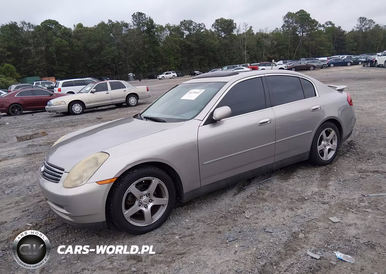 2003 Infiniti G35 Luxury Leather VIN:JNKCV51E43M020429 - 2