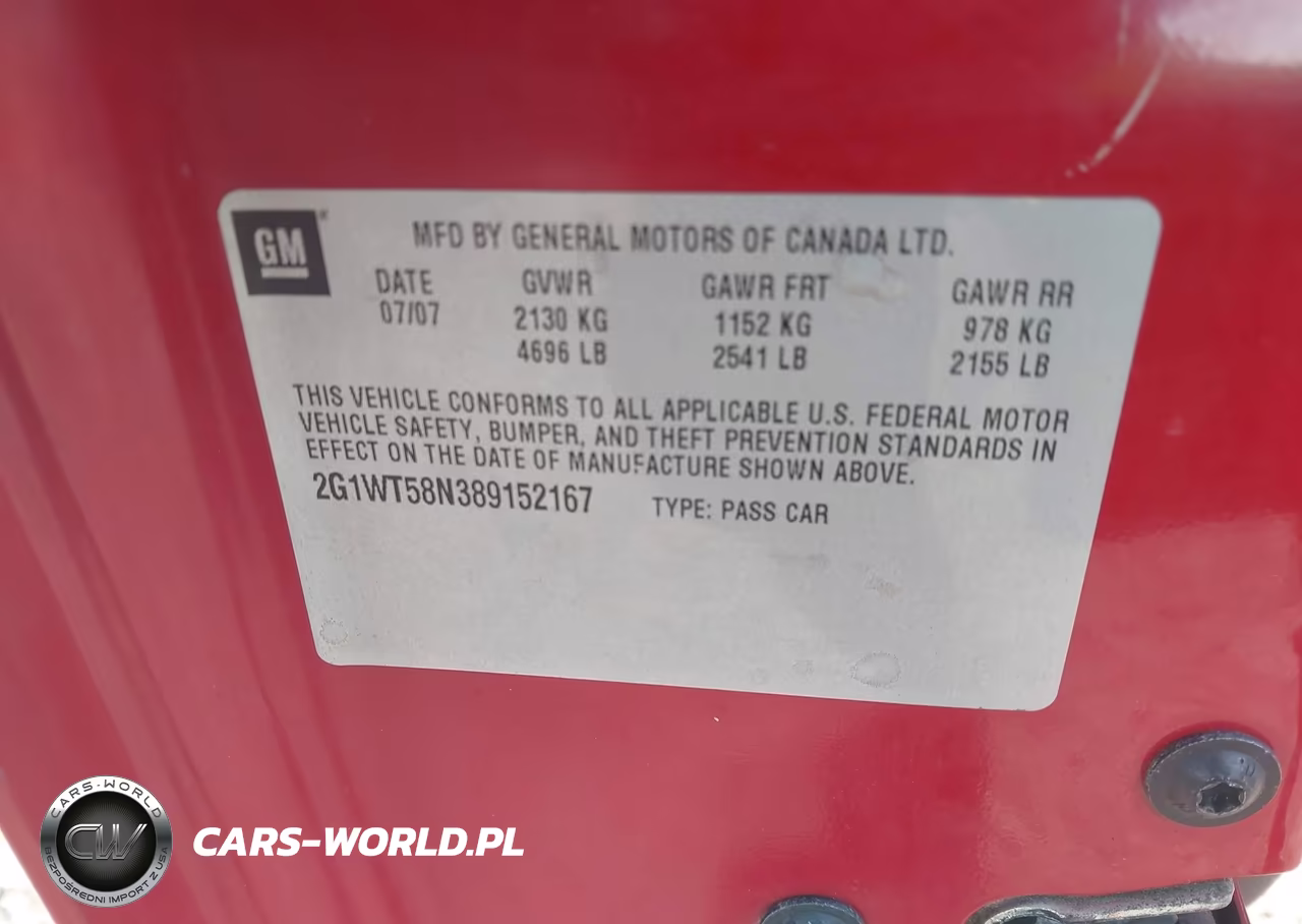 2008 Chevrolet Impala Lt VIN:2G1WT58N389152167 - 9