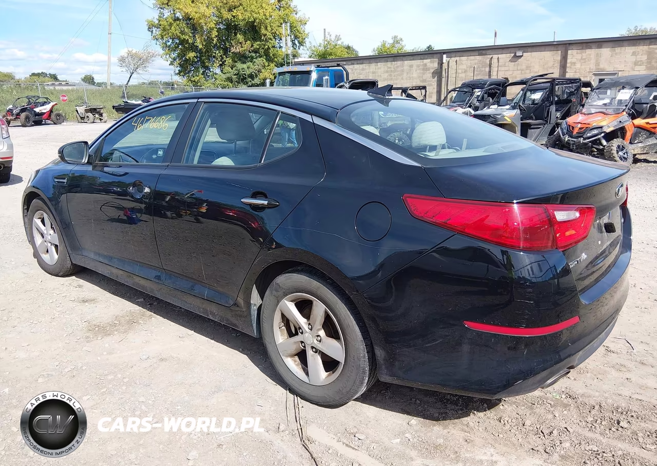 2014 Kia Optima Lx VIN:5XXGM4A73EG273266 - 3