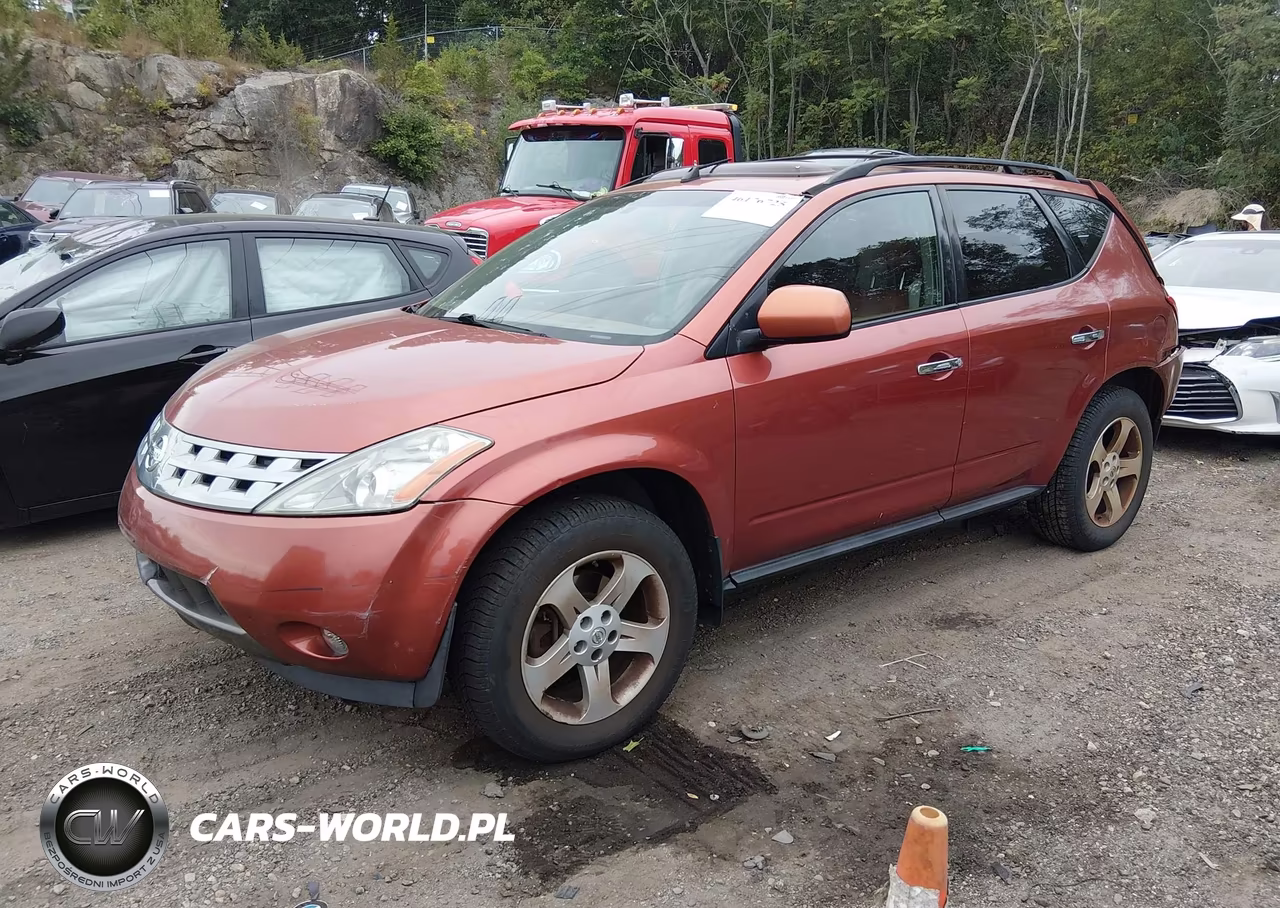 2005 Nissan Murano Sl VIN:JN8AZ08W45W405063 - 2