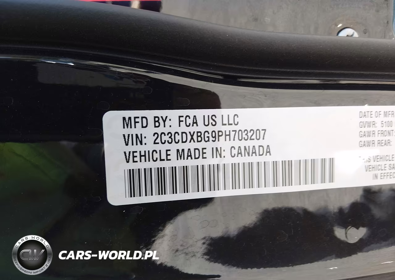 2023 Dodge Charger Sxt VIN:2C3CDXBG9PH703207 - 9