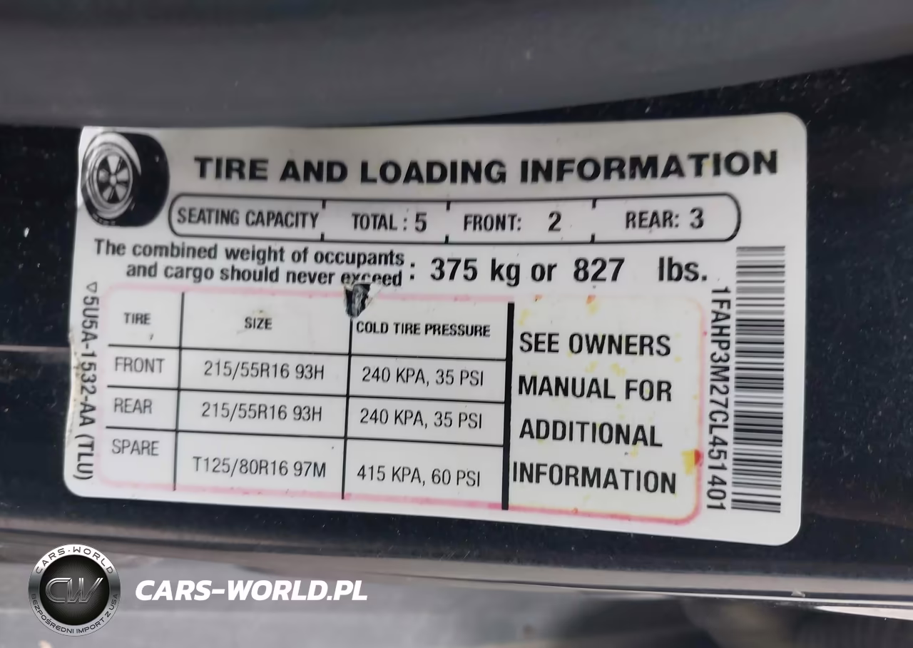 2012 Ford Focus Sel VIN:1FAHP3M27CL451401 - 9