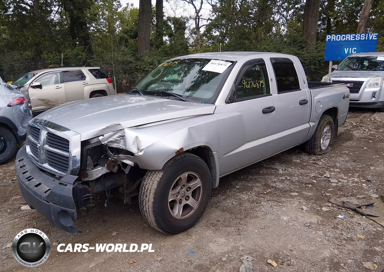 2005 Dodge Dakota Slt VIN:1D7HW48KX5S277805 - 2