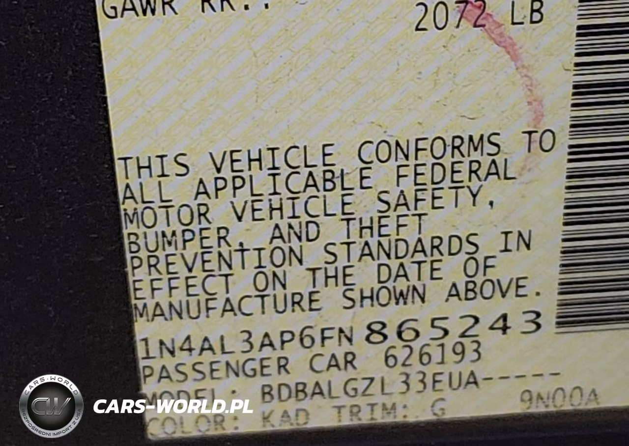2015 Nissan Altima 2.5-2.5 S-2.5 Sl-2.5 Sv VIN:1N4AL3AP6FN865243 - 9
