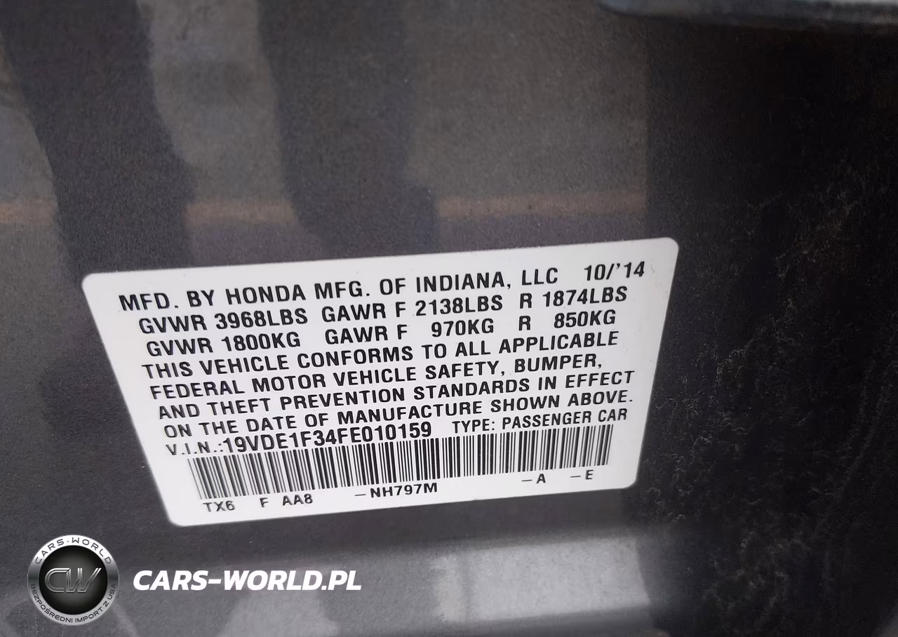 2015 Acura Ilx 2.0L VIN:19VDE1F34FE010159 - 9