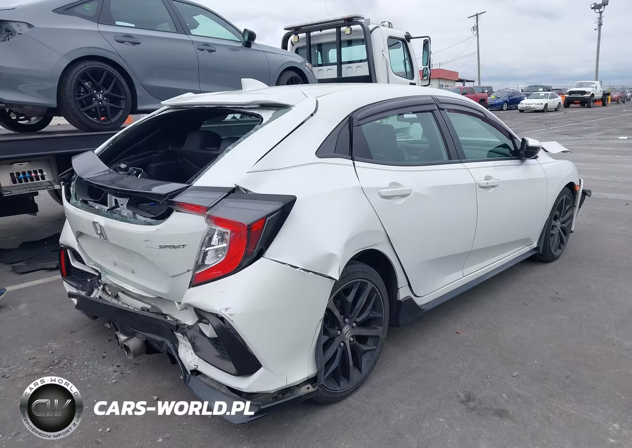 2021 Honda Civic Sport VIN:SHHFK7H48MU223946 - 4