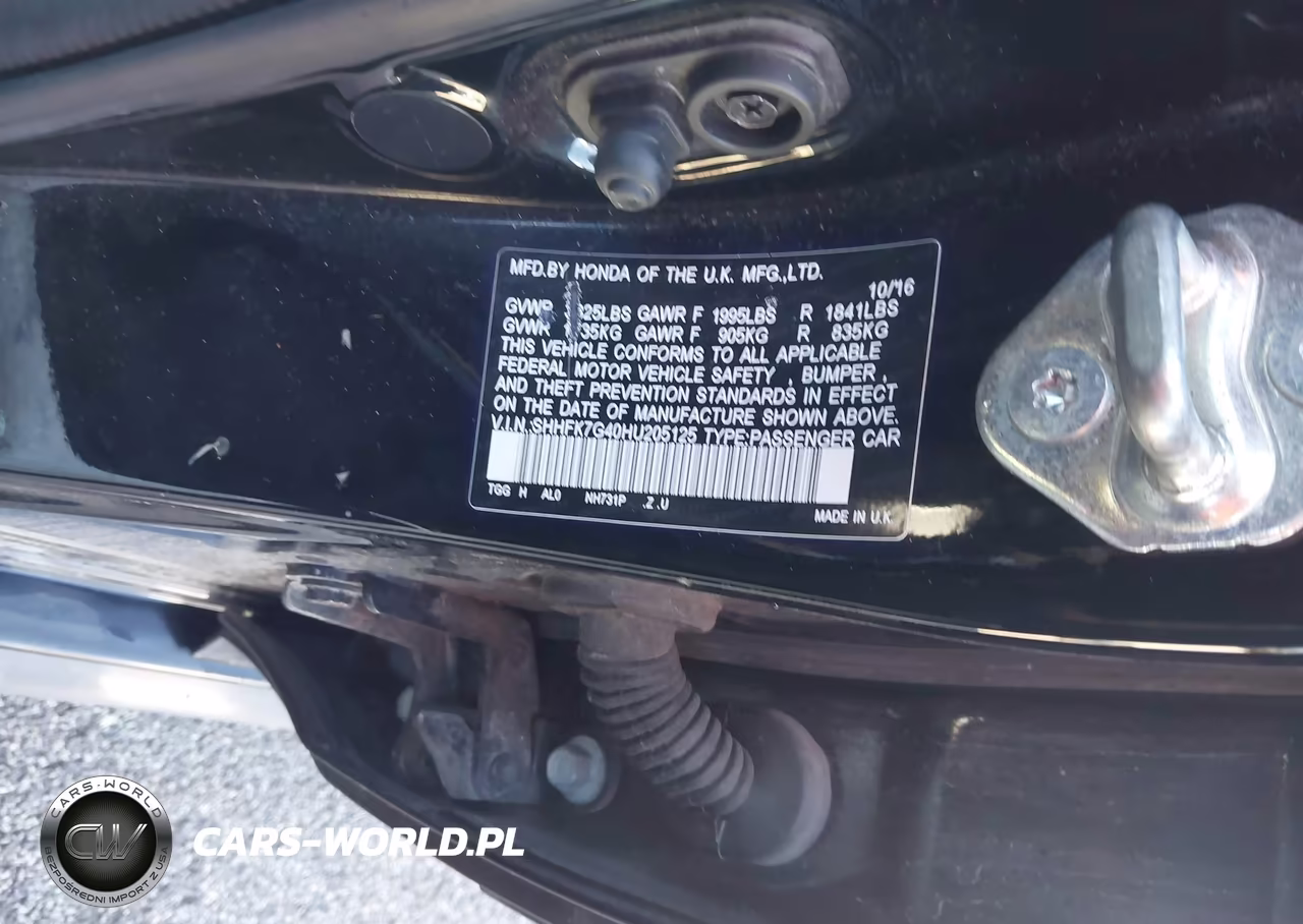 2017 Honda Civic Sport VIN:SHHFK7G40HU205125 - 18