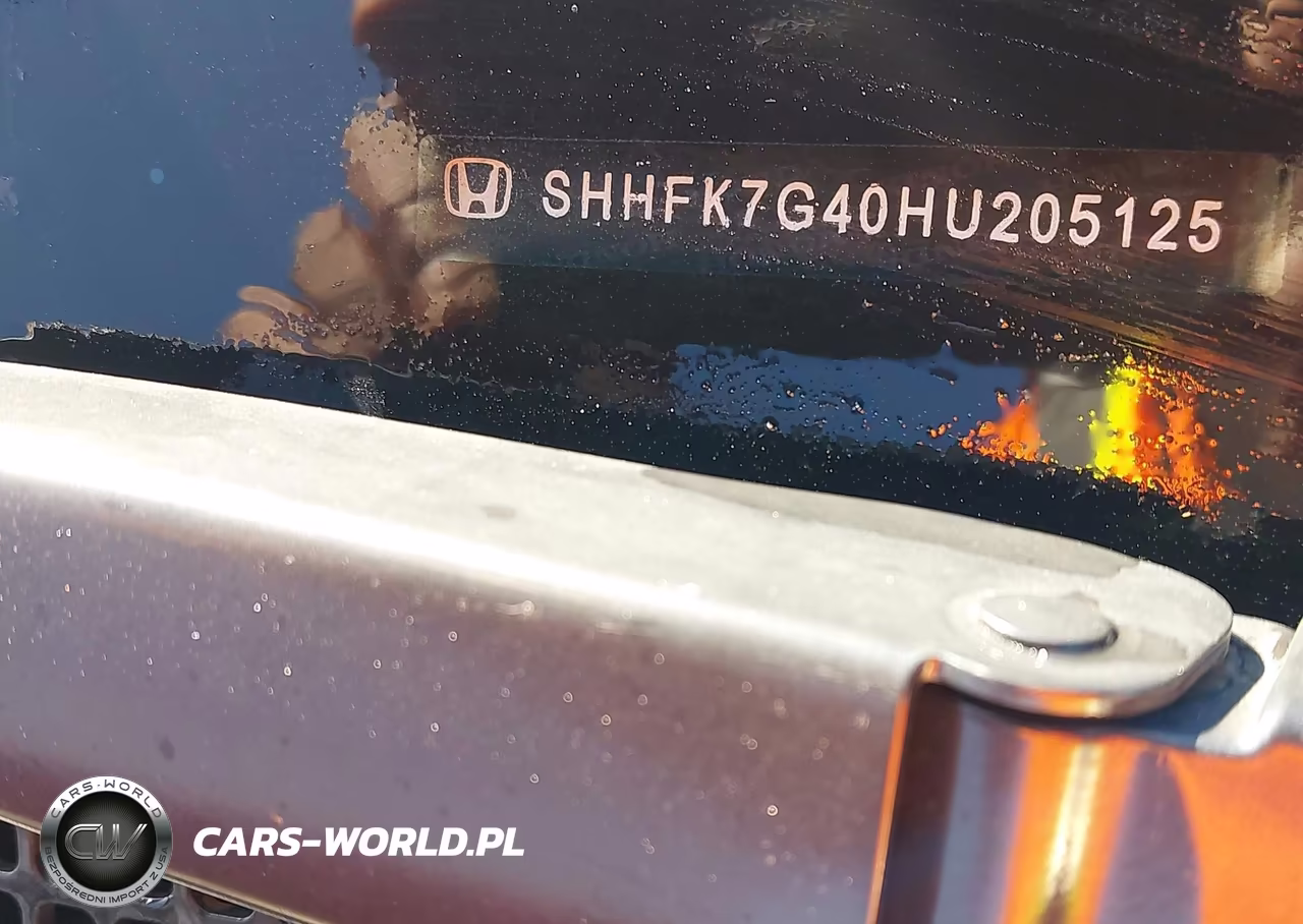 2017 Honda Civic Sport VIN:SHHFK7G40HU205125 - 9