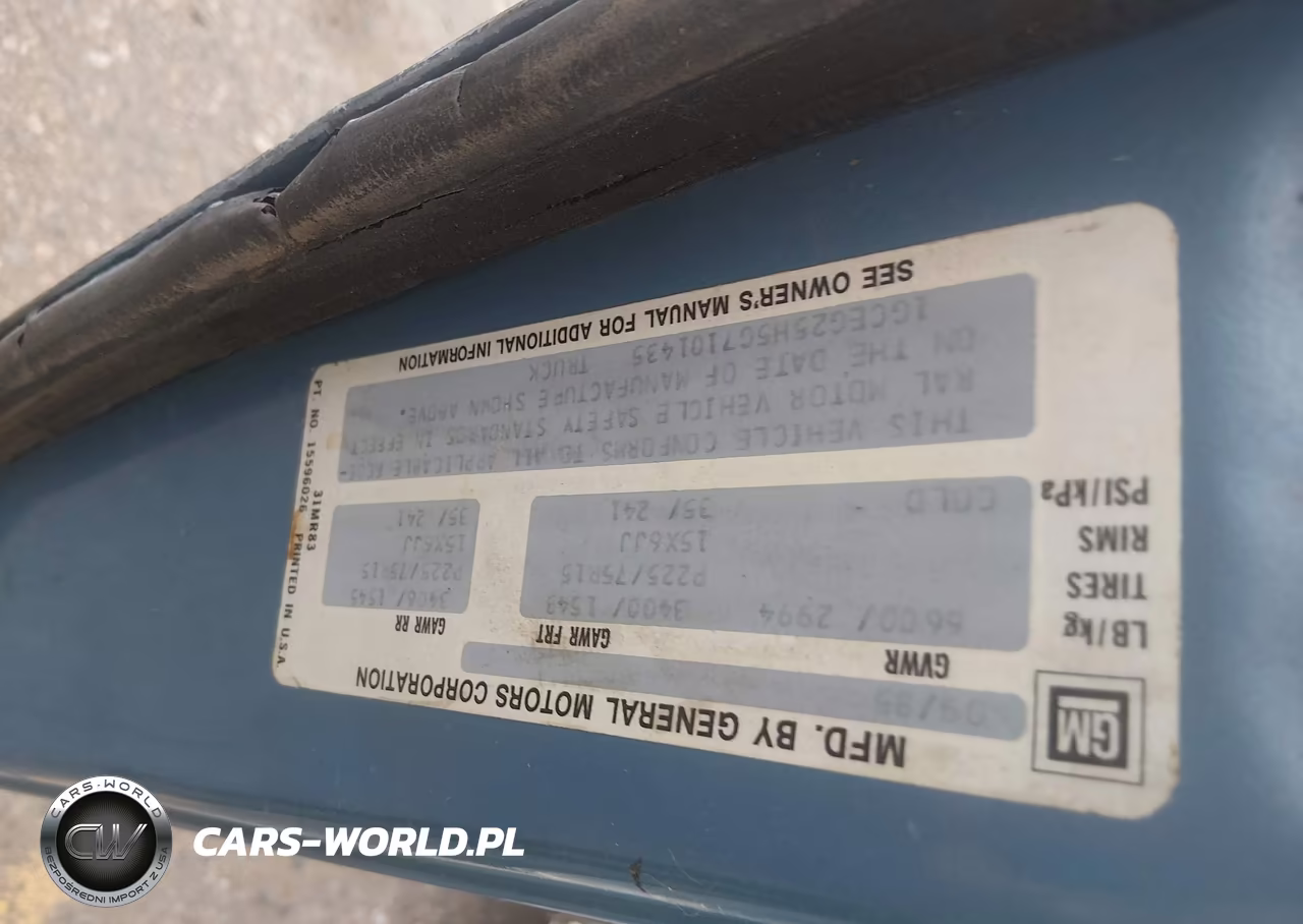 1986 Chevrolet Van G20 VIN:1GCEG25H5G7101435 - 9