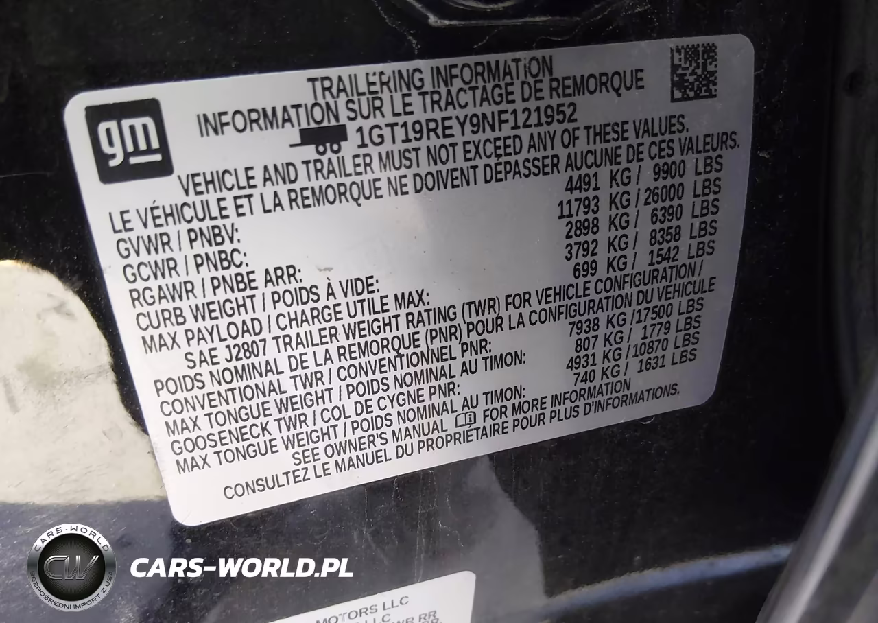 2022 GMC Sierra 2500Hd Denali VIN:1GT19REY9NF121952 - 9