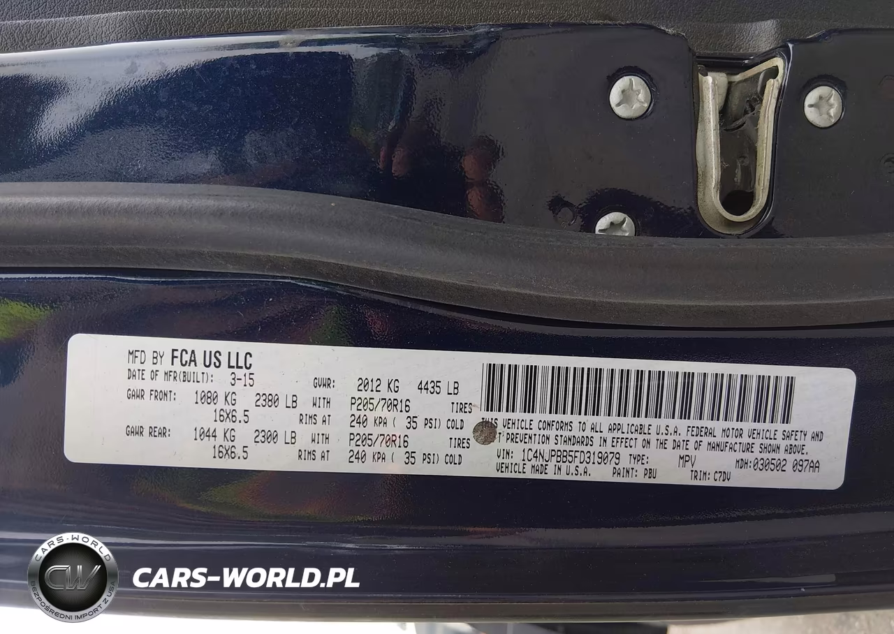 2015 Jeep Patriot Sport VIN:1C4NJPBB5FD319079 - 9