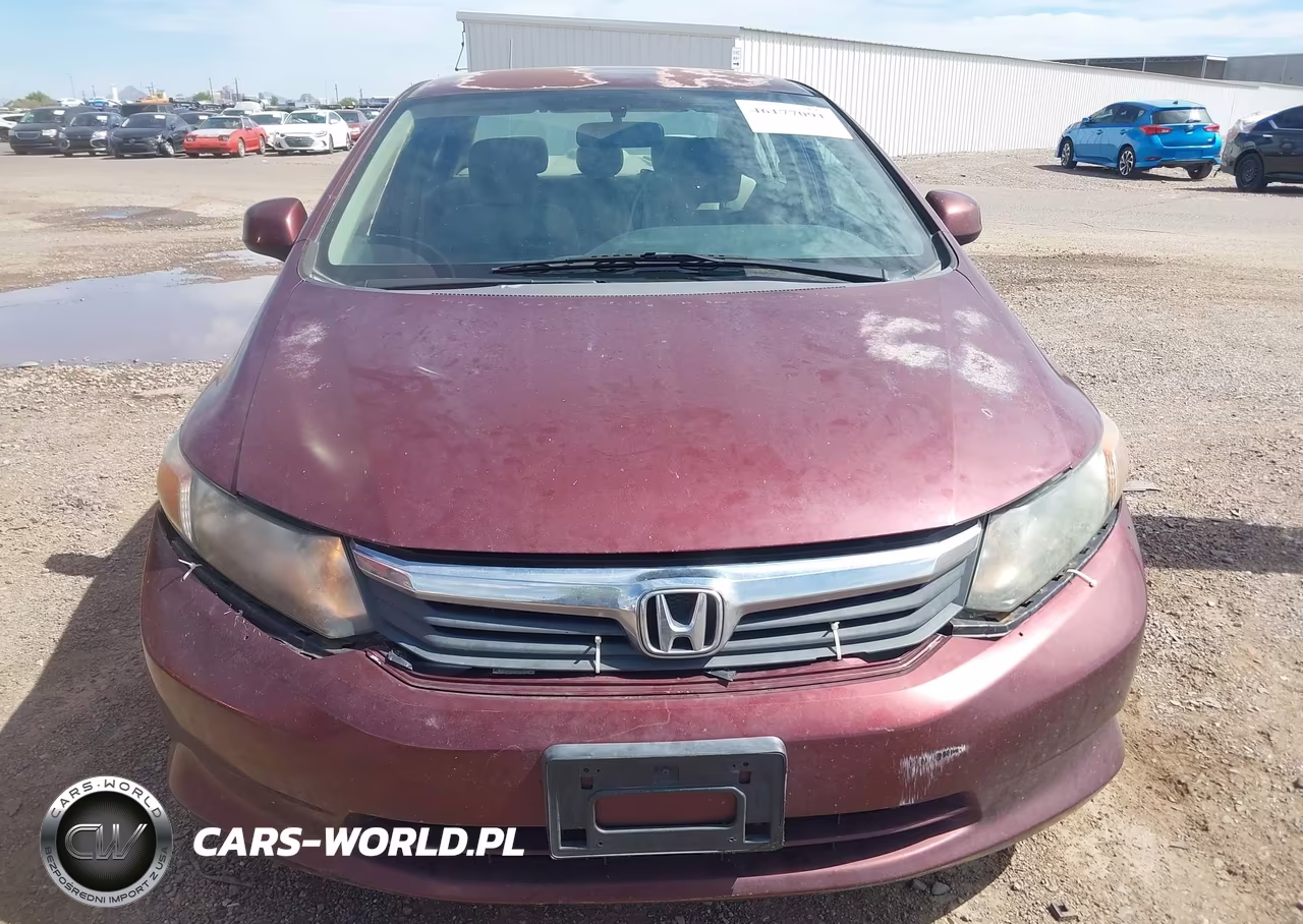 2012 Honda Civic Lx VIN:2HGFB2F51CH596188 - 6
