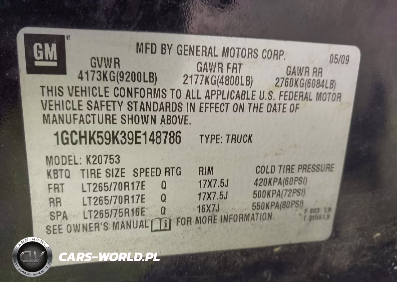 2009 Chevrolet Silverado 2500Hd Lt VIN:1GCHK59K39E148786 - 9
